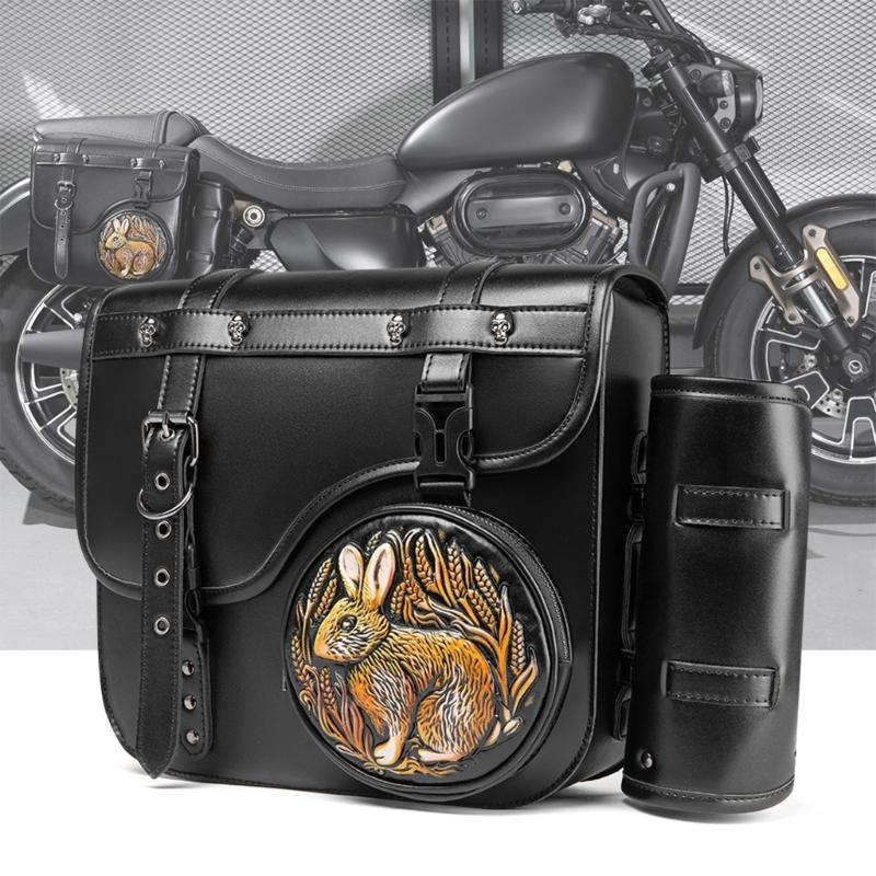 1 пара накладок на седло Сумки Мотоциклетная сумка для инструментов Дорожная сумка для багажа Мотоцикл Ретро-стиль Седельная сумка Боковая сумка Сумка-кошелек