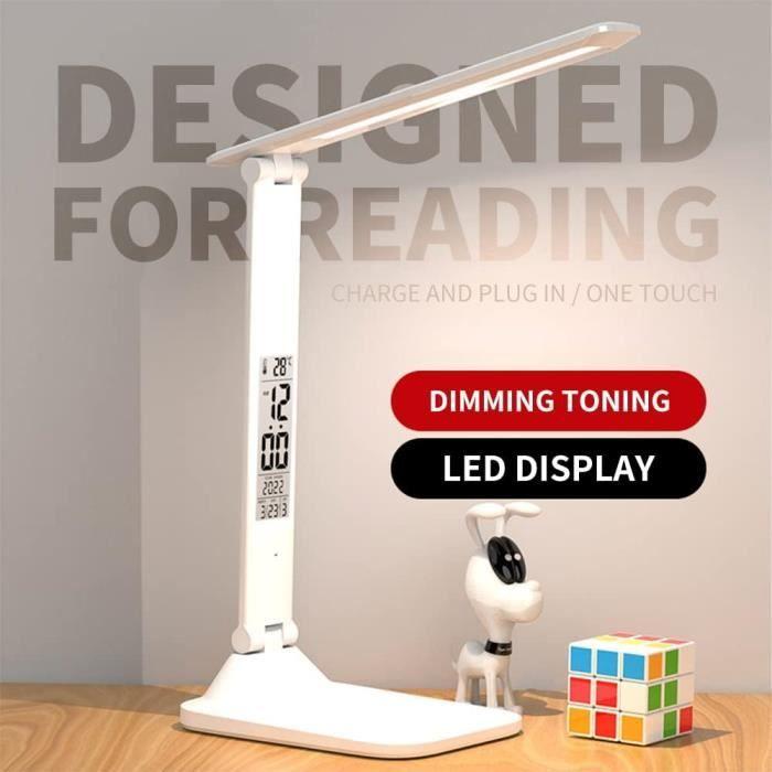 Светодиодная настольная лампа - KISUFU - Складная - Сенсорное управление - Защита глаз - Перезаряжаемая через USB