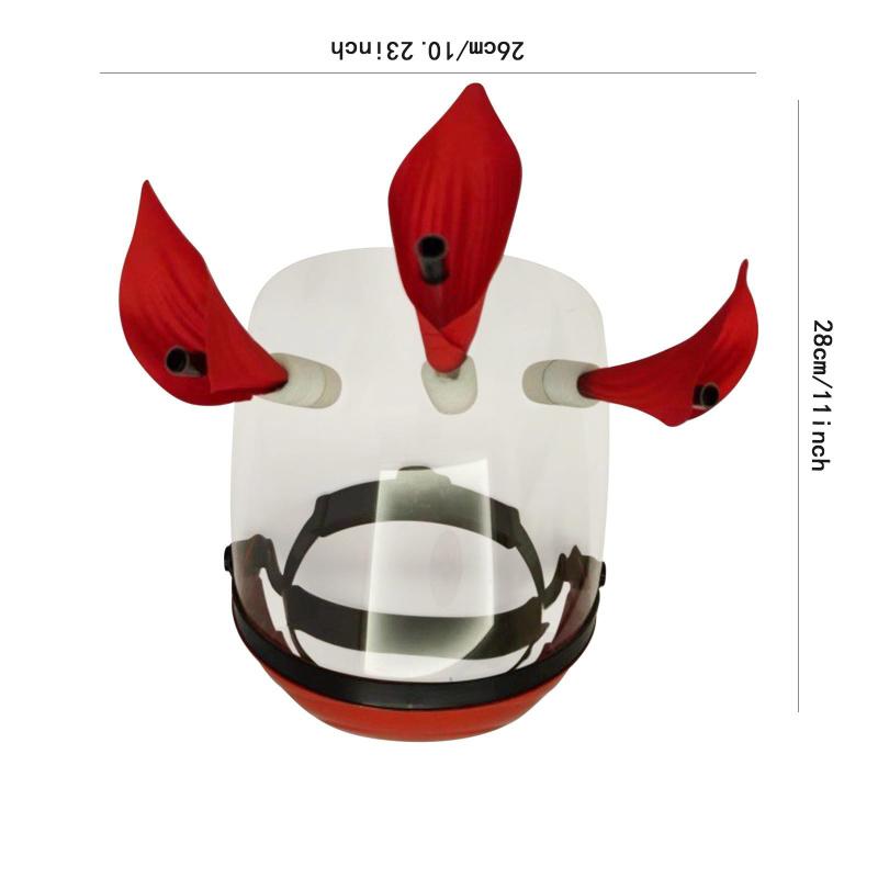 Носимая кормушка для колибри, кормушка для колибри с 3 портами для кормления, кормушка для оконных птиц