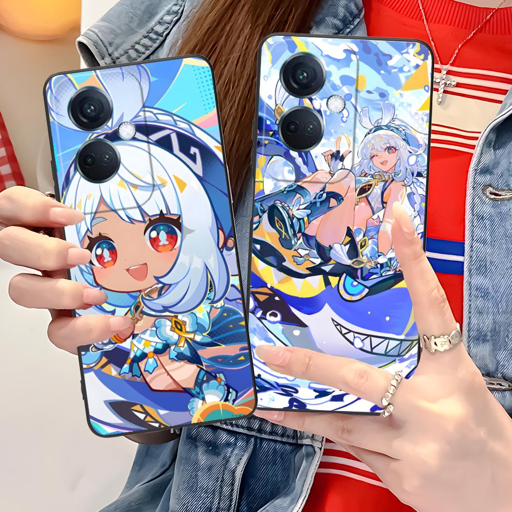 Game GI Mualani Matte TPU Mobile Phone Case for OPPO Find X9 X8 X7 X6 X5 X3 X2 Plus s Pro Ultra Lite Colorful Printing Cover