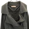 MARNI made in Italy Riders jacket 36 Charcoal gray Women Used