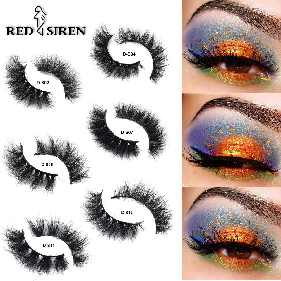RED SIREN Ресницы Густые Пушистые Норковые Ресницы Без Жестокости Короткие Натуральные Ресницы Ручной Работы Накладные Ресницы Макияж Норковые Ресницы
