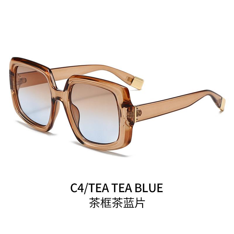 New Stylish Square Sunglasses For Women & Men Trendy Multi-Color Eyewear Chic European & American Fashion  Luxe Shades