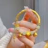 Популярный золотой браслет-бабочка женский с цветком лотоса, полубраслет с бусинами, браслет с колокольчиком, премиальный подарок на день рождения для девушки