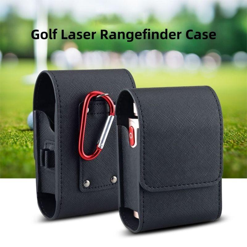 Premium Shockproof Golf Rangefinder Case Carabiner Compact Range Finder Bag EVA Hard Cover Durable Carrying Storage Case Outdoor