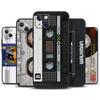 Ретро Кассетная Лента Мягкий Чехол Для Телефона Для iPhone 16 15 14 13 12 11 Pro MAX XS X XR 7 8 Plus 13 12 Mini Задняя Крышка