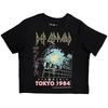 Def Leppard Womens/Ladies Tokyo Crop Top