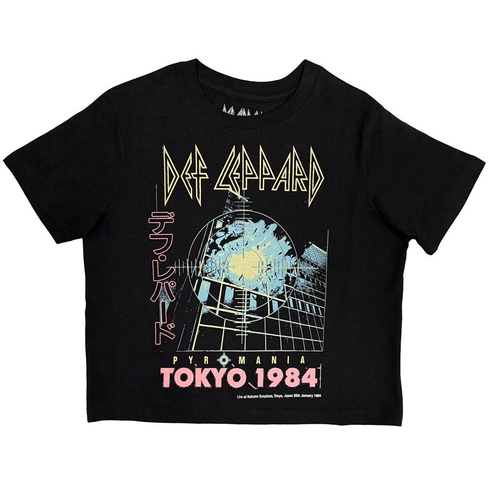 Def Leppard Womens/Ladies Tokyo Crop Top