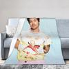 Warm Soft Blankets Children Picnic Harry Styles  Throw Blanket  Flannel Bedspread Chair Sofa Bed Novelty Sofa Bed Cover