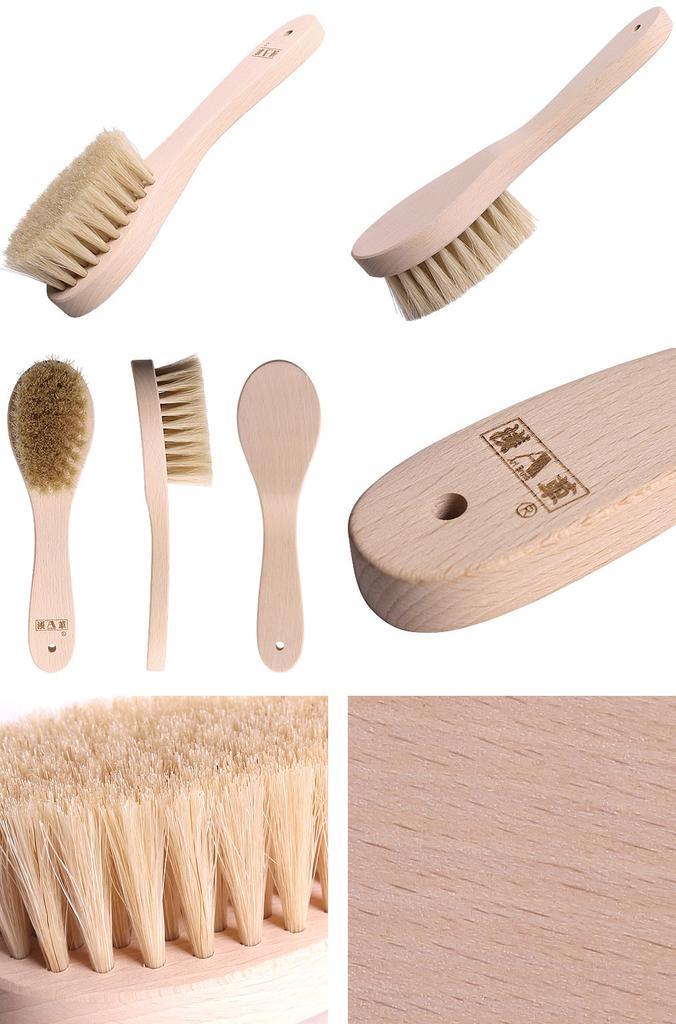 Art Brush White Horse Hair Clothes Brush 08-0110