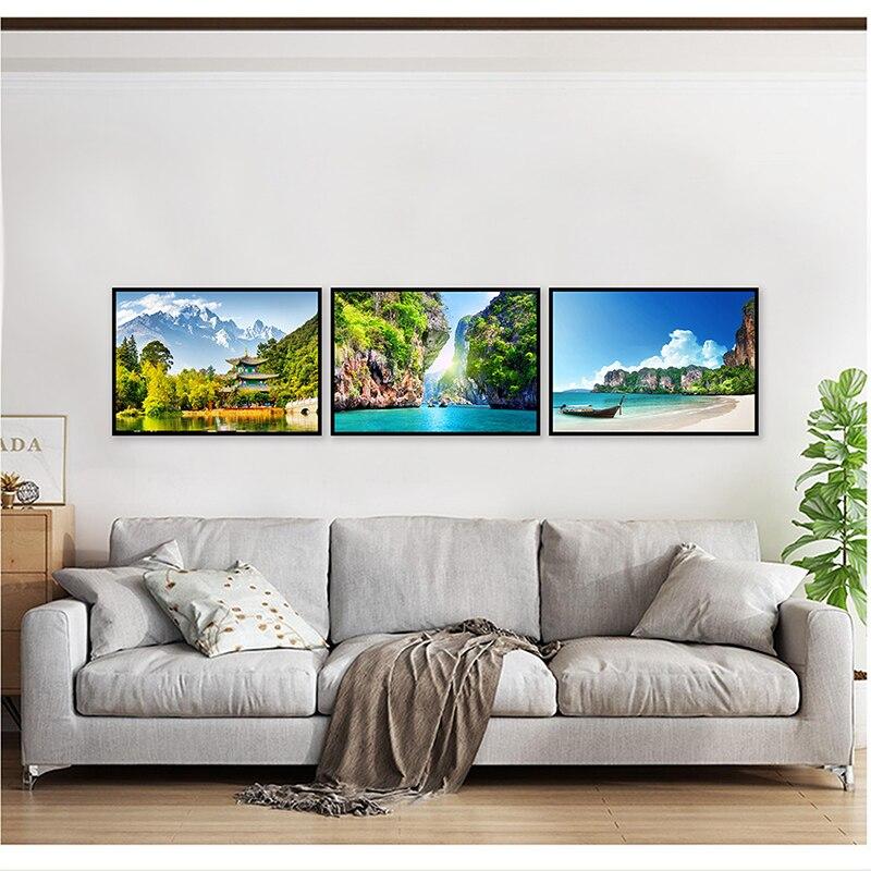 Украшение Эйфелева башня Пизанская башня Статуя Свободы Картина на холсте Известный архитектурный пейзаж Репродукции Украшение Плакат