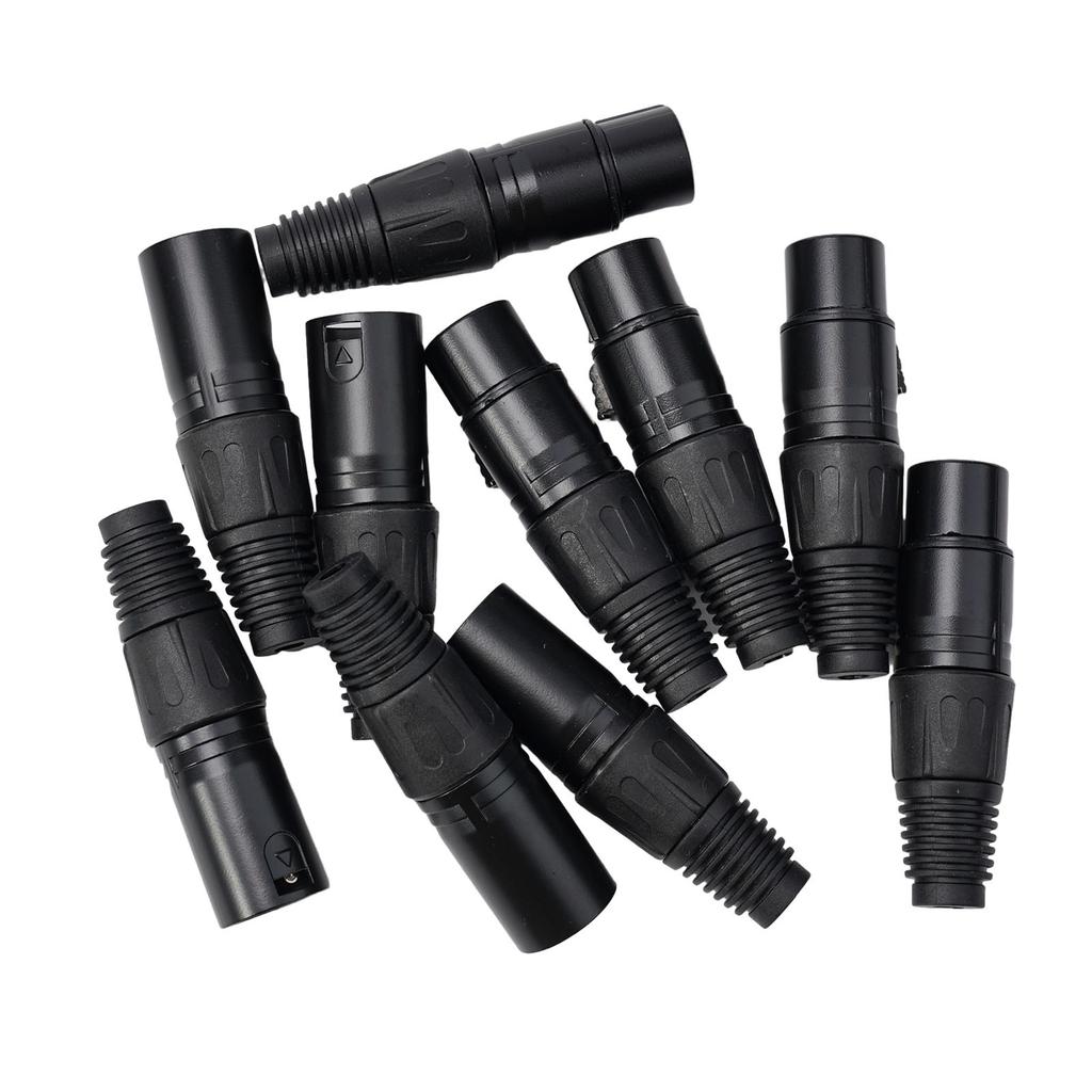 5 пар XLR DMX 3-контактный штекер и гнездо MIC Snake Plug Аудио Микрофонный Кабельный Разъем