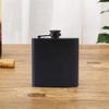 6oz/7oz/8oz Hip Convenient Flask Leak-proof Stainless Steel Matte Black Whiskey Flask for Outdoor