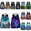Pattern Minecraft Double Sided Schoolbag Backpack Breathable Bag Gift Fashion