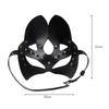 3-цветная сексуальная кожаная маска кошки для женщин и девочек, вечеринка, БДСМ, фетиш, маска для кошек с черными глазами