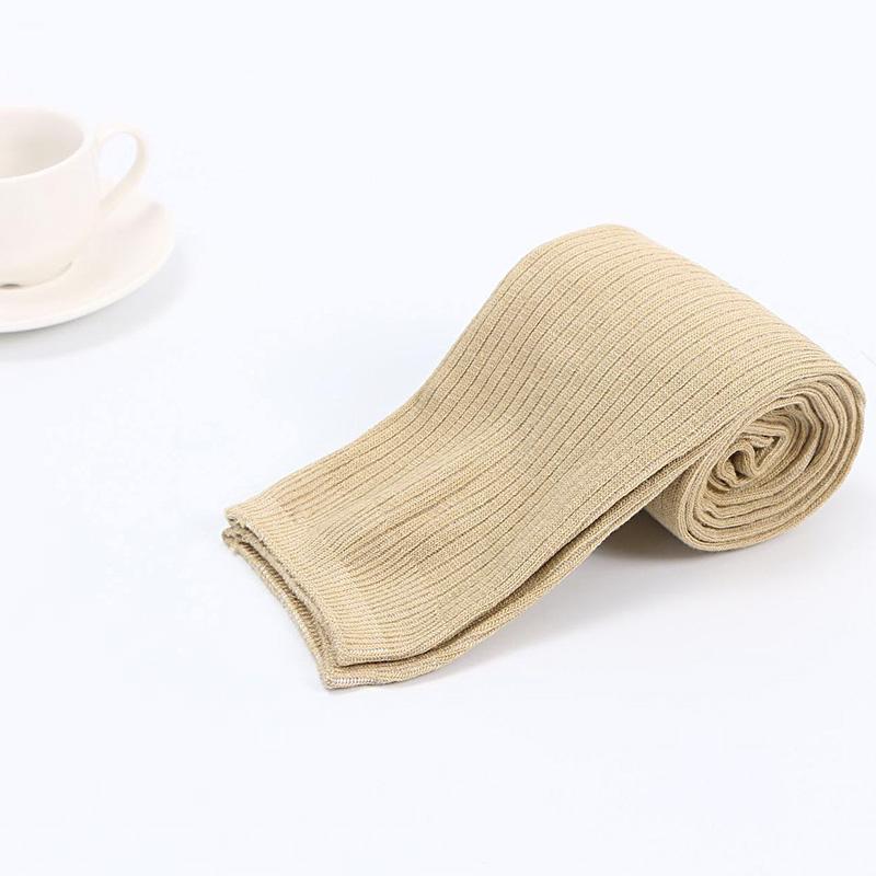 1 пара мягких зимних гольфов в вертикальную полоску для колледжа, длинные теплые гольфы