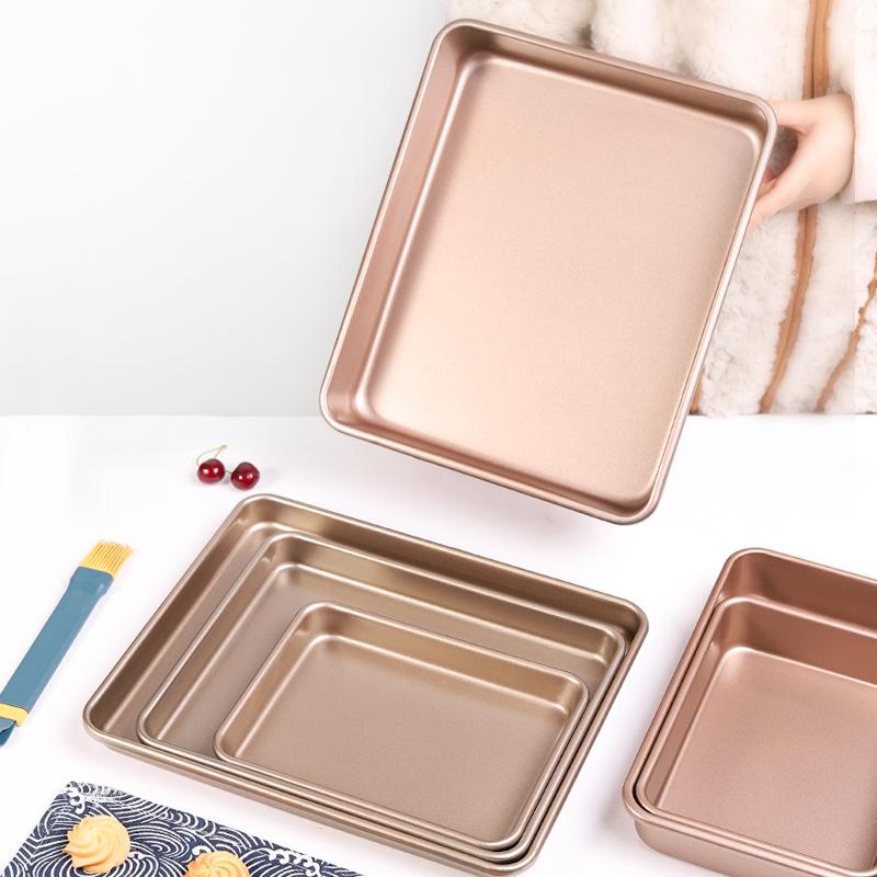 Прямоугольная форма для выпечки с антипригарным покрытием для тортов, булочек и многого другого