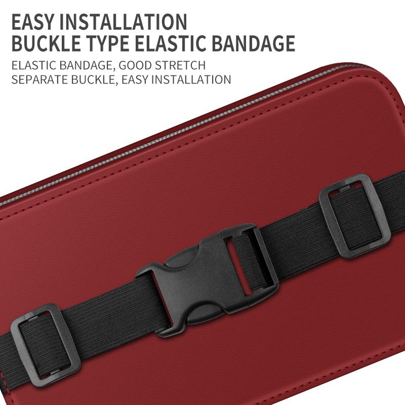 AABMH1 Car Tissue Box Holder PU Leathe Center Console Armrest Mount Napkin Case Fit Road Trip Organizer Easy Install For Cadillac