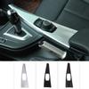 Car Multimedia Panel Cover Trim Sticker for BMW 3 Series F30 F31 3GT F34 4 Series F32 F33 F36 Carbon Fiber Interior