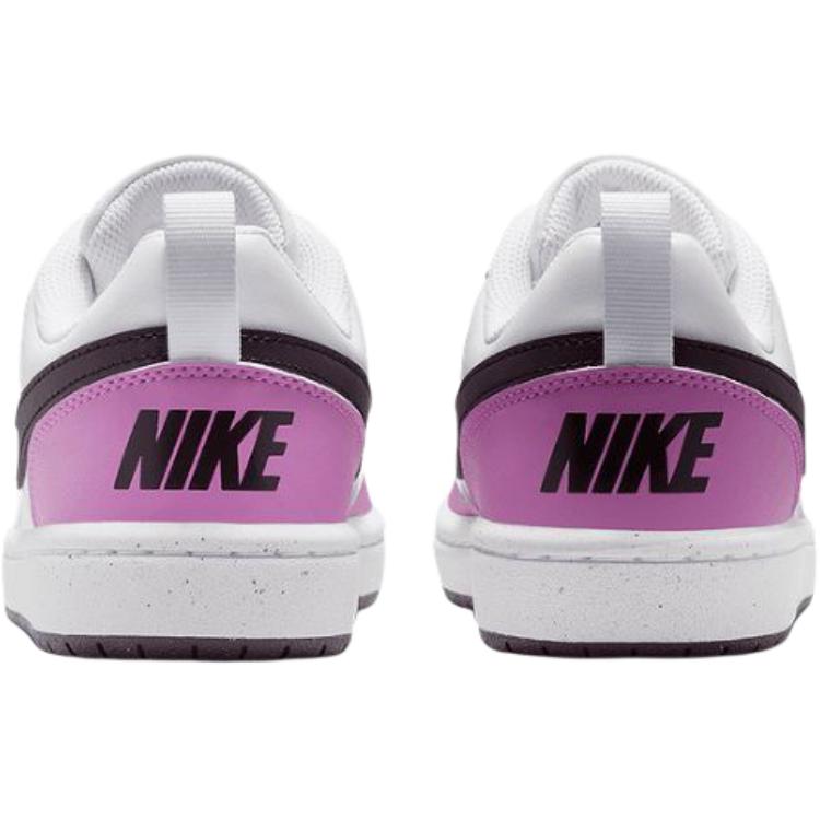 Nike Кроссовки для скейтбординга Court Borough Recraft Универсальные Удобные Низкие Детские Кеды для скейтбординга Детские кроссовки Розовый Белый DV5456136