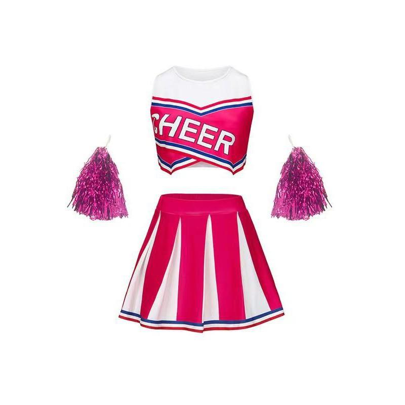 Adult Women Cheerleading Uniforms Sports Competitions Aerobics Games Stage Performances