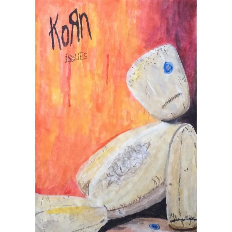 Обложка музыкального альбома рок-группы Korn, печать постера на холсте, настенная картина для гостиной, спальни, бара, кофейни, домашнего декора, акцент