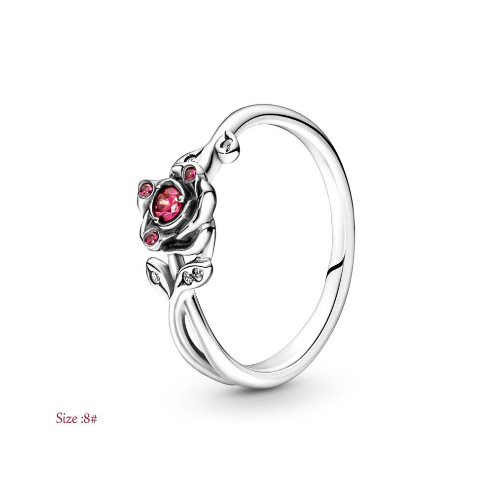 Новое серебряное ожерелье с подвесками в виде сверкающего красного сердца в виде ореола в виде красного сердца для женщин в подарок, ювелирные украшения своими руками