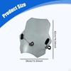 Motorcycle Windshield Replacement Windproof Universal Easy Installation Professional Windscreen for