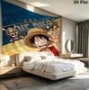 Настенное панно One Piece Эстетичное настенное украшение Печатная тканевая покрывало Декоративные панно для спальни гостиной Домашний декор
