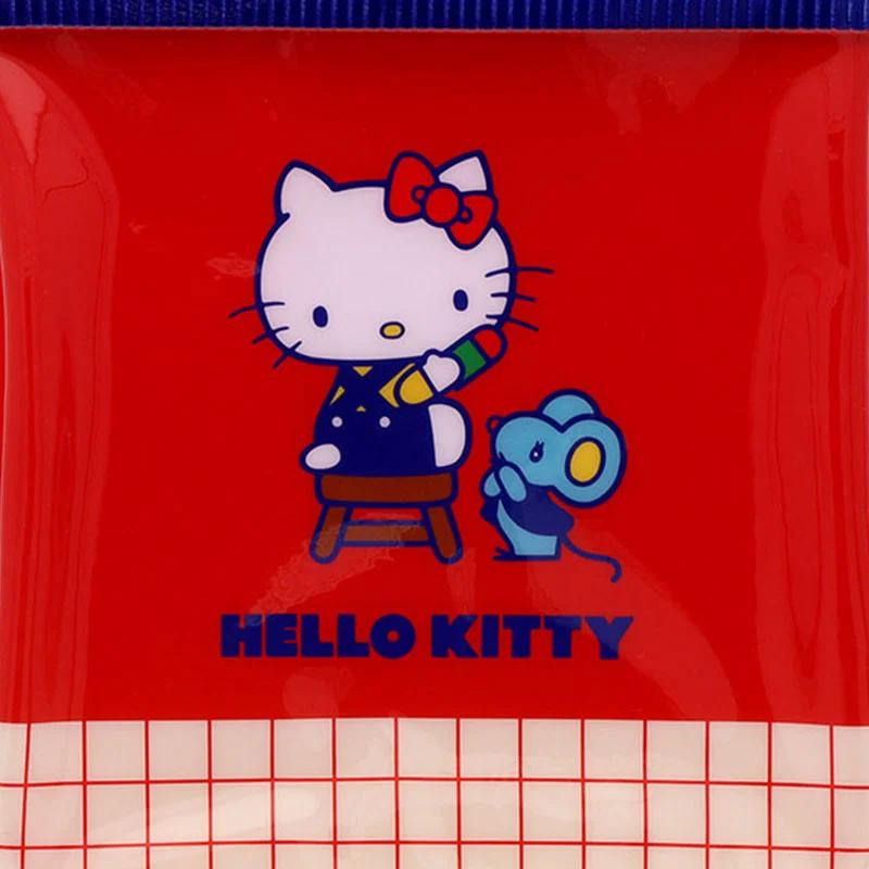 Плоский квадратный кошелек Sanrio Hello Kitty ( Ретро ) Япония НОВЫЙ