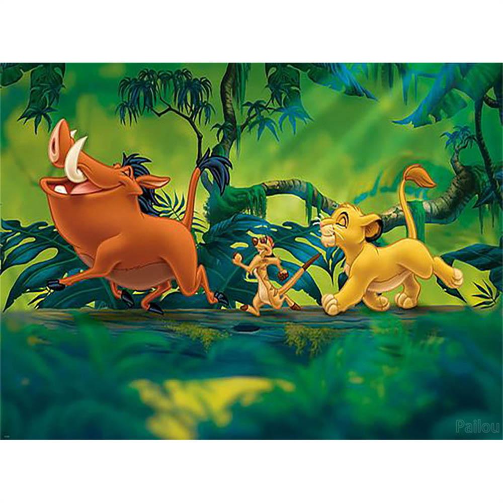Disney Король Лев Симба Классическая Анимация 5D Алмазная Живопись Полная Алмазов DIY Ручная Работа Алмазная Живопись Мультяшное Украшение Набор для Рисования