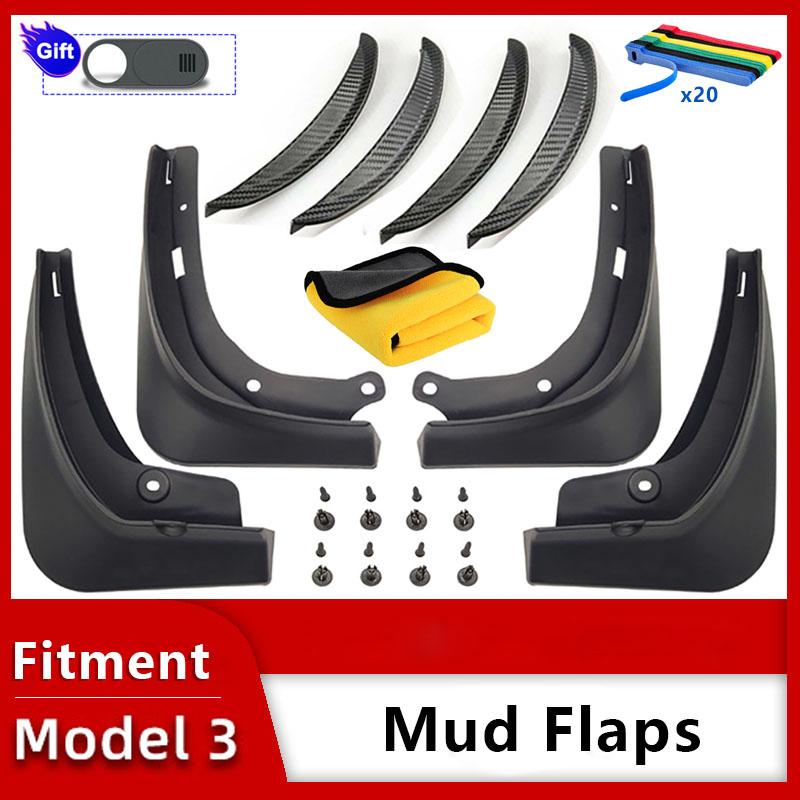 Брызговики, брызговики, переднее и заднее крыло, защита для Tesla Model Y 2022 2023 Model 3 Model3