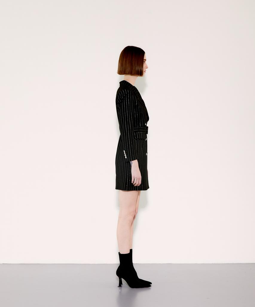 Chaenyuyog Vivi Tailored Jacket Dress [Black Gold]