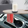 Car Cup Coaster Silicone Non-Slip Water Cup Mat with Finger Groove Design Washable Car