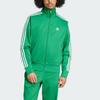 adidas Оригинальная спортивная куртка adicolor Classics Firebird Зеленая с Белым JD0183