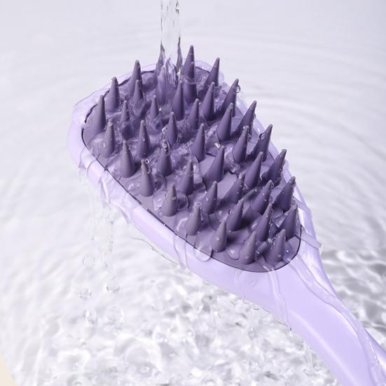 Массажная щетка для волос Yousheng, эргономичная длинная ручка, мягкая щетина, ручной массажер для кожи головы, мужской и женский шампунь, расческа для распутывания волос