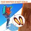Unisex Sports Heating Insoles Cuttable Heated Shoes Pad Adjustable Temperature Multifunctional for Winter Fishing Hiking Camping