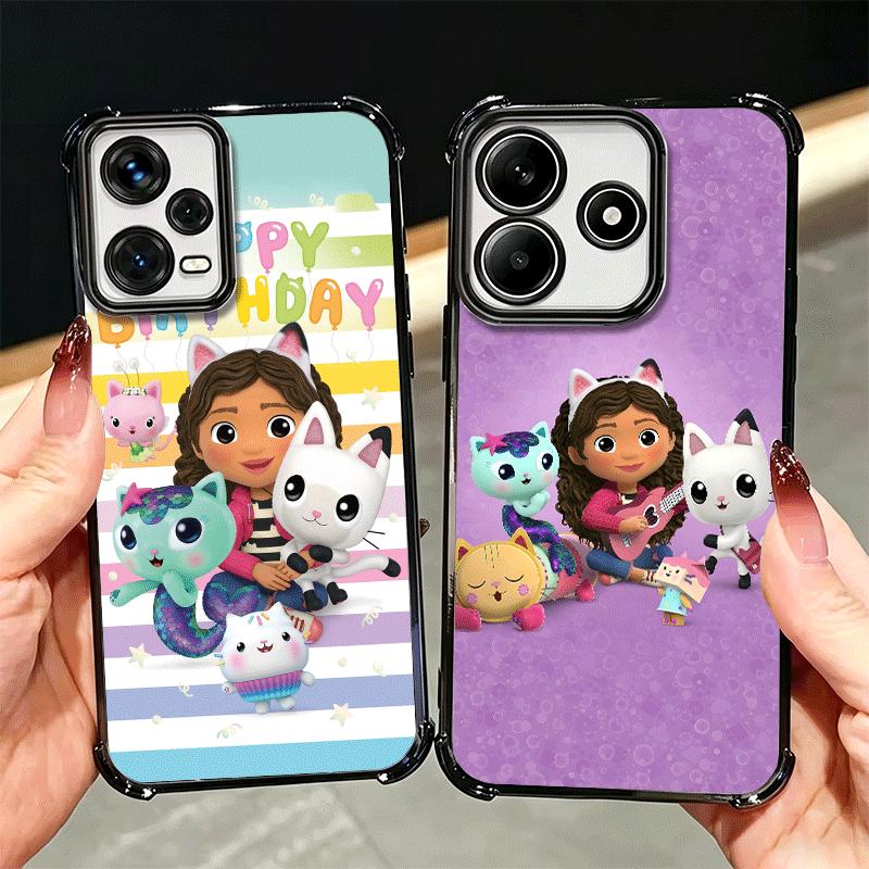 G-Gabbys Dollhouse Мультяшный Чехол для Телефона с Покрытием для Xiaomi Redmi Note 14 15 Pro Plus 13 12 11 11S 11T 10 9S 9 5G Противоударный Airbag
