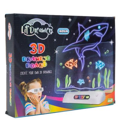 Доска для рисования с 3D-подсветкой (Морские животные)