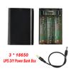 Выход DC 12В 3x Батарея 18650 ИБП DIY Бокс для Power Bank для роутера, мобильного телефона, планшета, модема, камеры видеонаблюдения