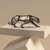 Beautiful Leopard Statue for Home Decor (Pack of 1, Dark Brown)
