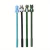 10pcs 0.5mm Silicone Head Gel Pen Creative Animal Shape Cartoon Pen Cute Learning Office Stationery Black Signature Pen