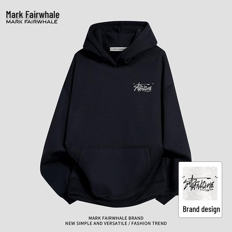 Mark Fairwhale Unisex American Loose Pullover Hoodie
