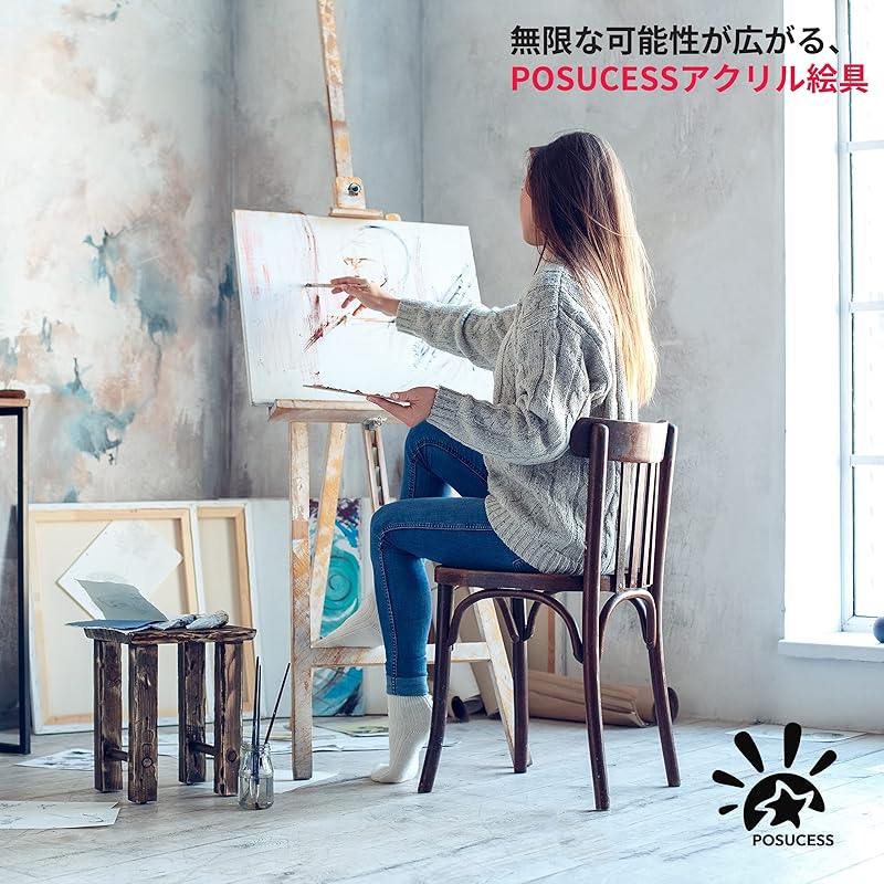 50 piece set transparent watercolor paint 36 colors Comes with 10 brushes, 1 palette, 1 foldable bucket, 1 sponge, and 1 canvas. tube durability quick