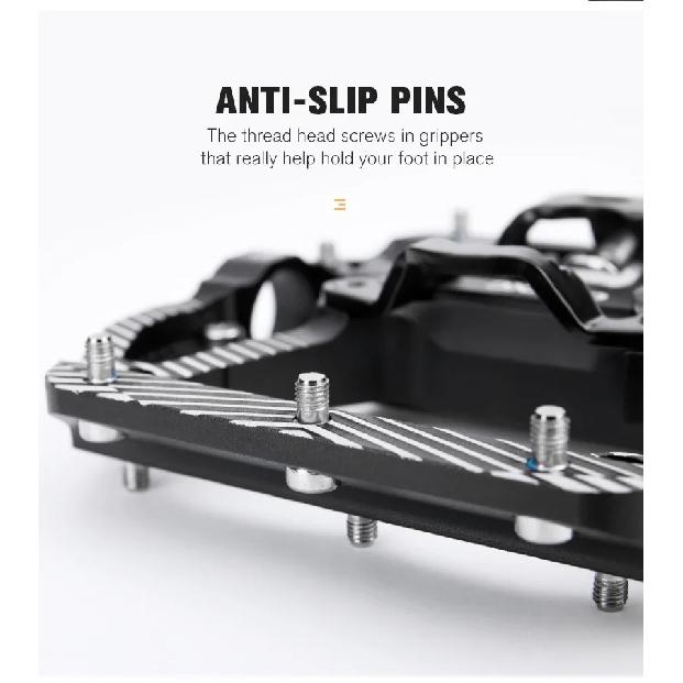 CXWXC Dual Function Platforms Flat / Clipless MTB Pedals SPD Cleats 3 Sealed Bearings Bike Pedals Road Bmx Pedals For Bicycle