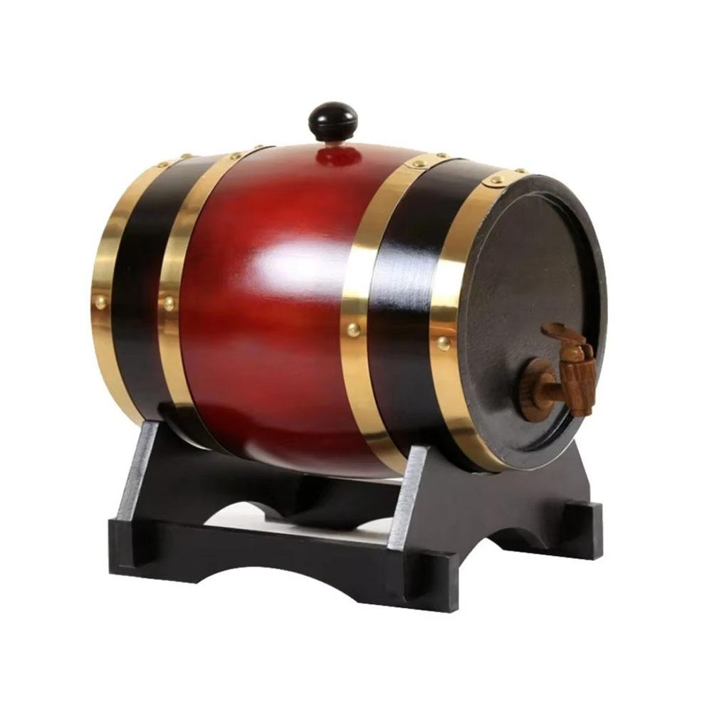 With Tap Beer Dispenser Wood Beer Container Party Supplies Wine Barrel Restaurant