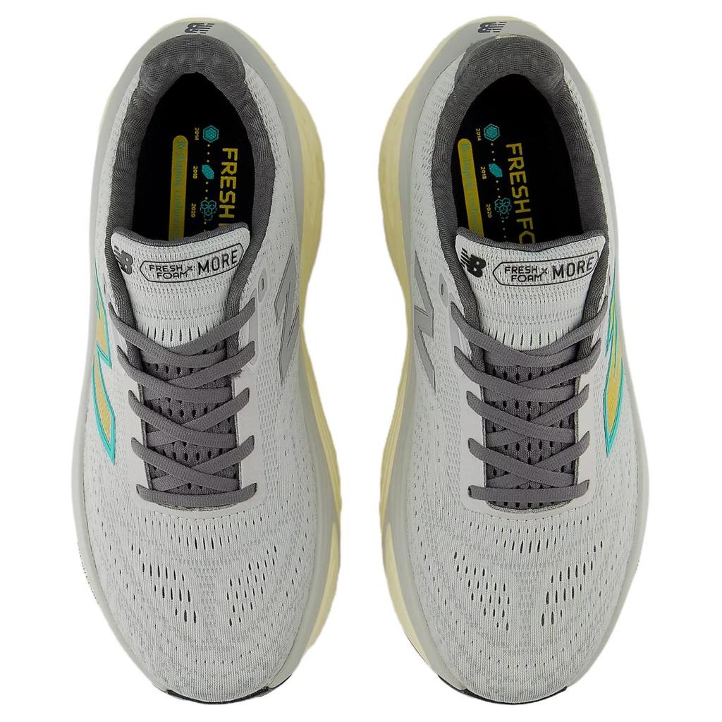 New Balance Мужские кроссовки Fresh Foam X More v5 Brighton Grey Cyber Jade Calcium MMORLJ5