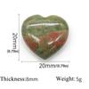 Non-porous Natural Crystal Stones Natural Quartz Crystal Ornaments Heart-shaped Stone  Gift