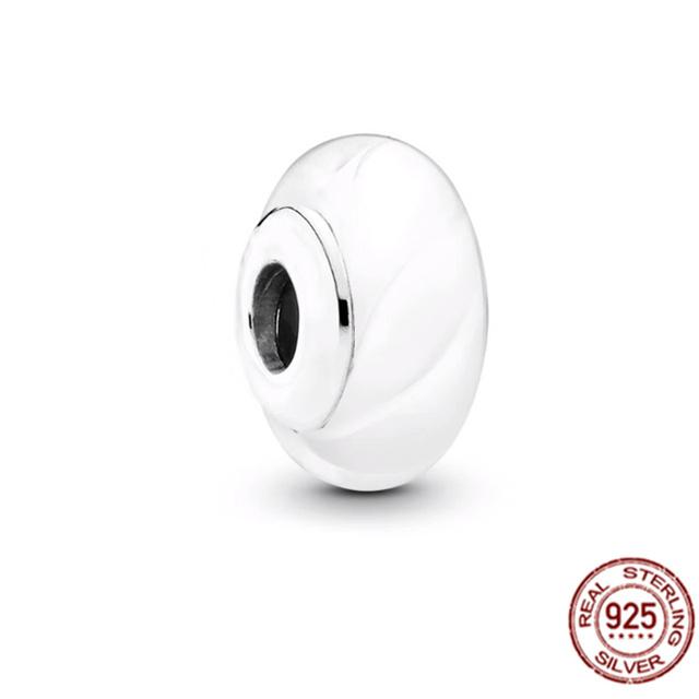 Стерлингового серебра 925 пробы, белый, красный, синий, счастливый четырехлистный клевер, муранское стекло, очаровательные ювелирные изделия, бусины, подходят для милого модного браслета