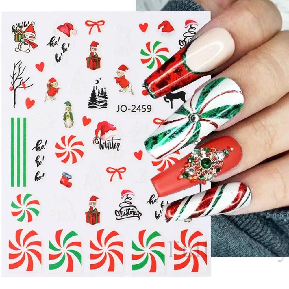 Cartoon Manicure Decals Cute Nail Art Accessory DIY Nails Polish Sticker Women
